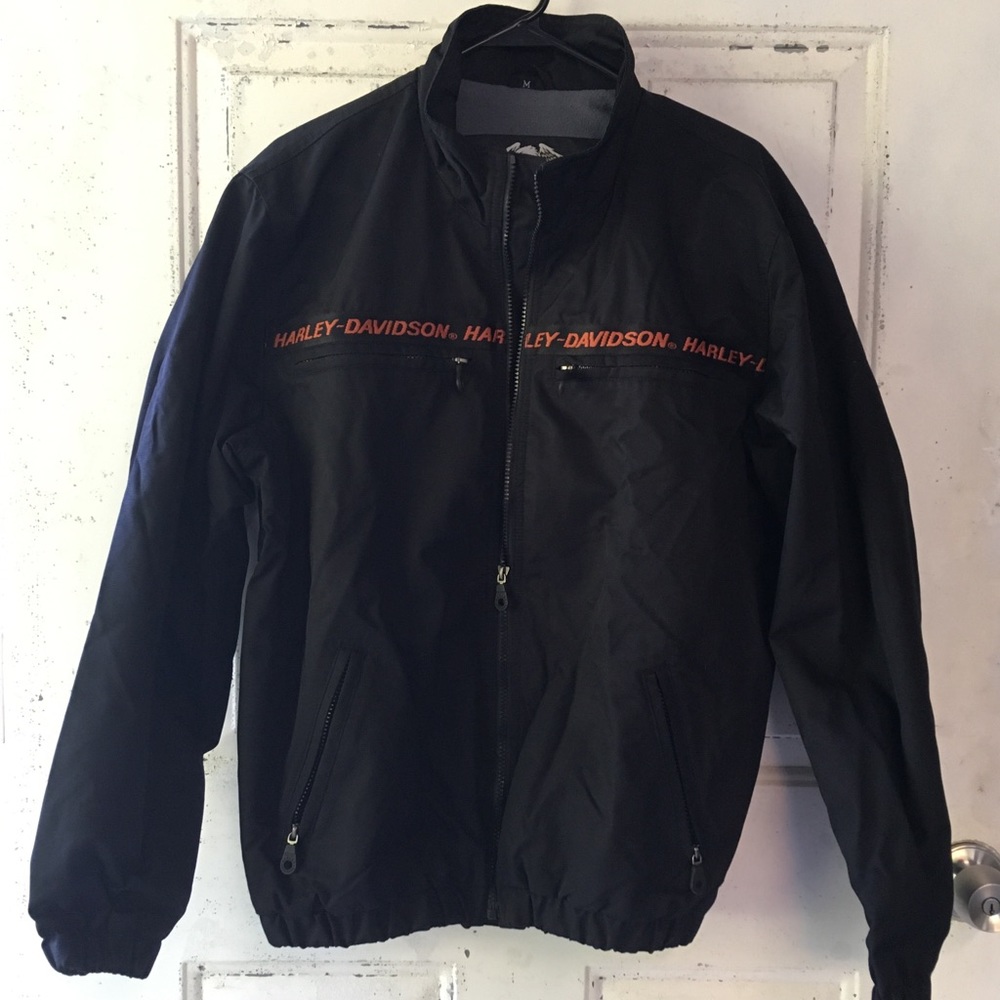 Harley Davidson Men’s Motorcycle Jacket Black -M